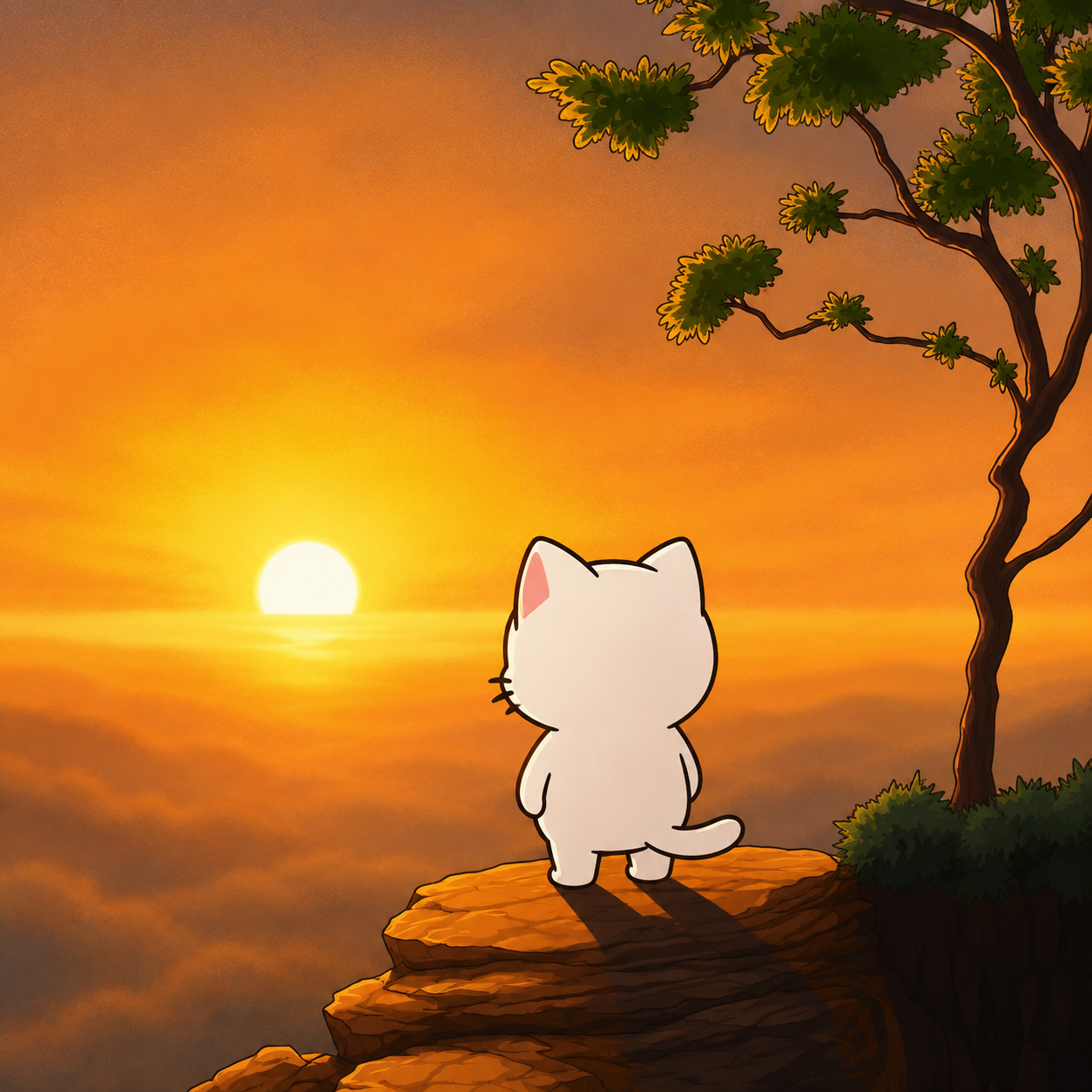 moon cat moment